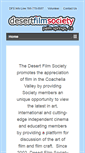 Mobile Screenshot of desertfilmsociety.org